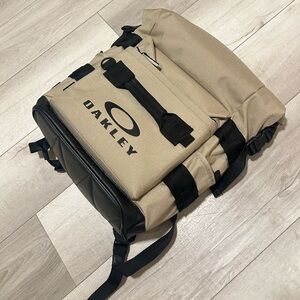 Oakley Tan and Black Men's Utility Folded Backpack